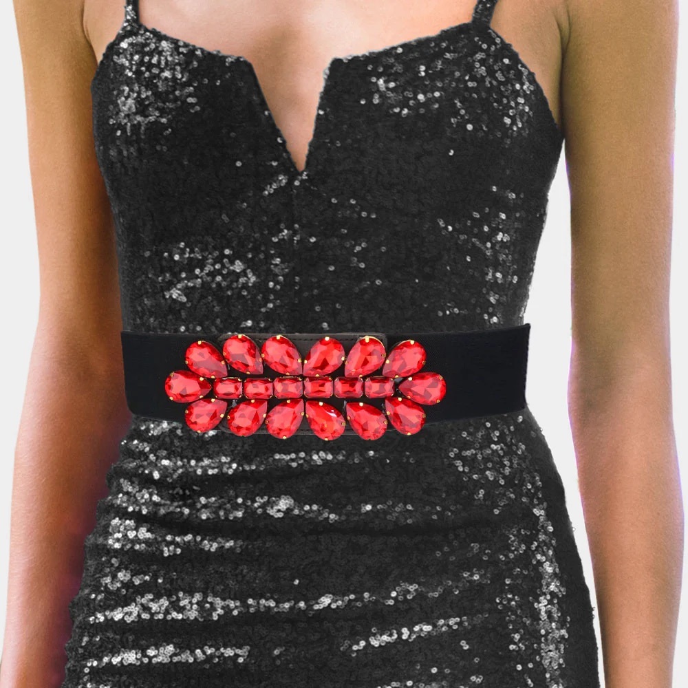 Jeweled Elastic belt